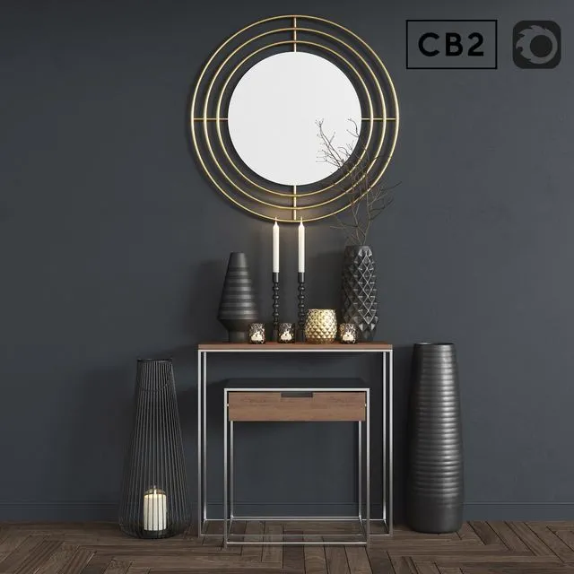 CB2 Decor Set 1 3D Model