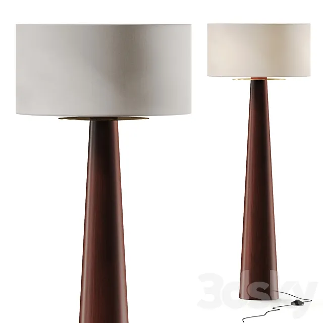 CB2 Eastside Acacia Wood Floor Lamp 3D Model CB2 Eastside Acacia Wood Floor Lamp 3D Model