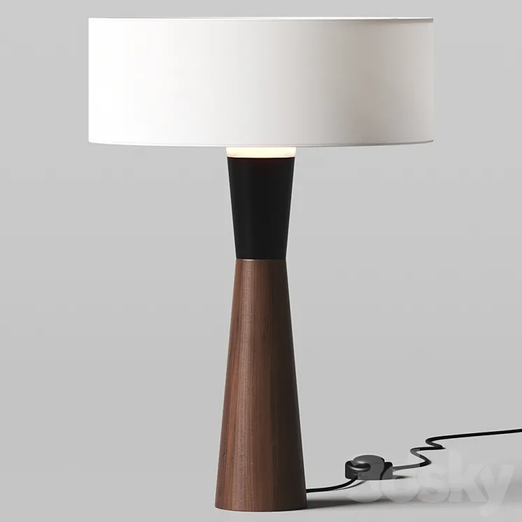 CB2 Exposior Walnut Table Lamp 3D Model Free Download CB2 Exposior Walnut Table Lamp 3D Model Free Download