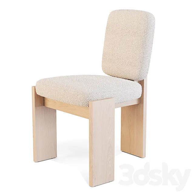 CB2: Mats – Dining Chair 3D Model CB2: Mats – Dining Chair 3D Model