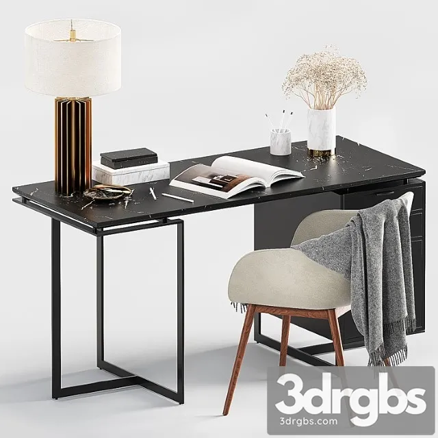 CB2 Office Set 3D Model Download CB2 Office Set 3D Model Download