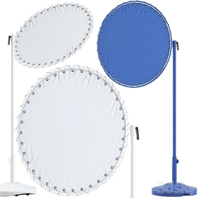 CB2 Round Sun Shade 3D Model CB2 Round Sun Shade 3D Model