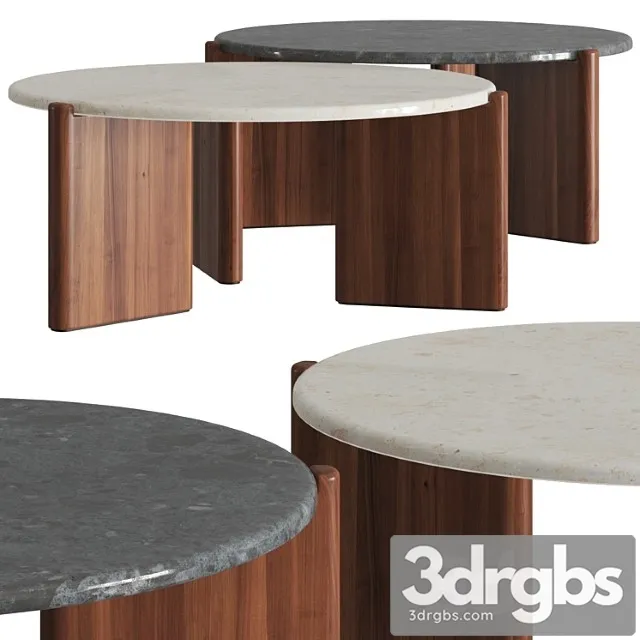 Cb2 santoro quartz coffee tables 2 3D Model Download Cb2 santoro quartz coffee tables 2 3D Model Download