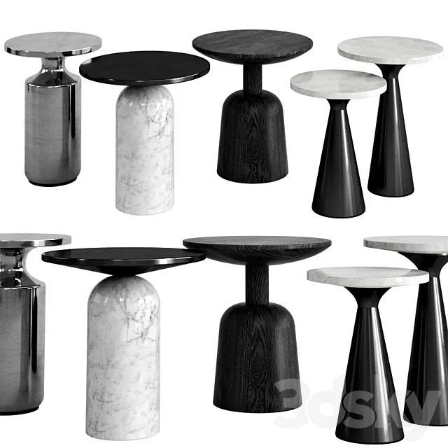 CB2 Side Tables 3DModel