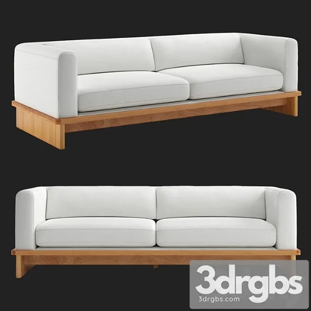 Cb2 tablon snow sofa 2 3D Model Download Cb2 tablon snow sofa 2 3D Model Download