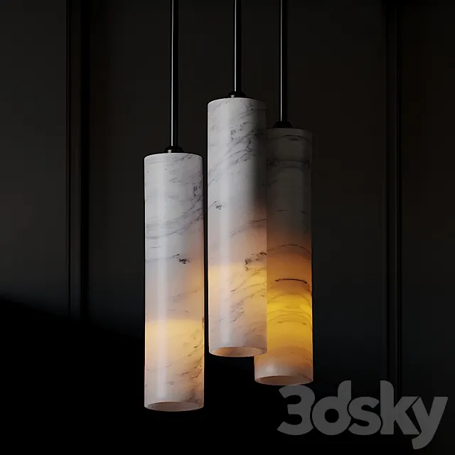 CB2 – volakas-white-marble-pendant-light 3DModel