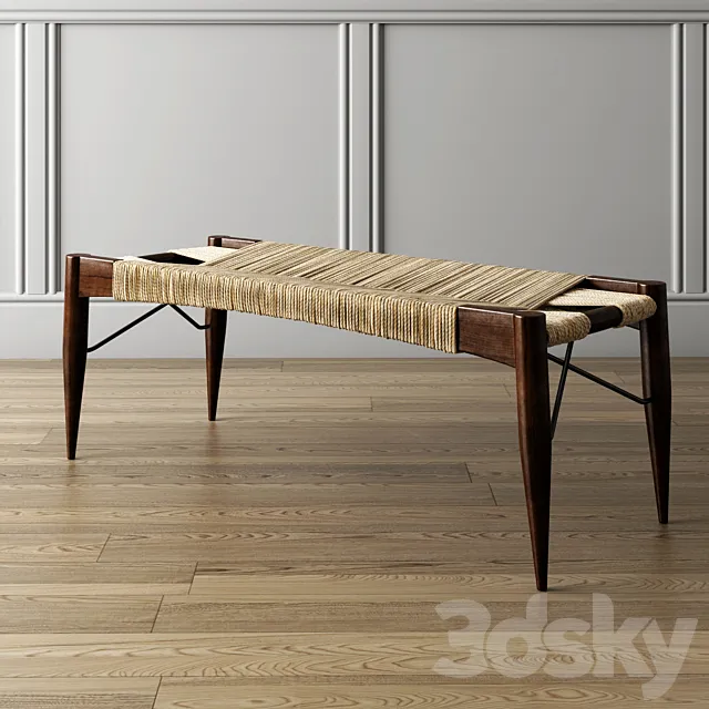 CB2 wrap bench 3D Model