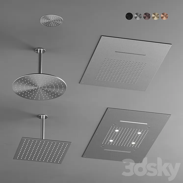 CEA Shower Heads 3D Model