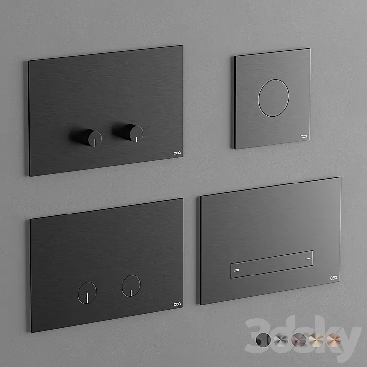 Cea Wc Plates 3D Model