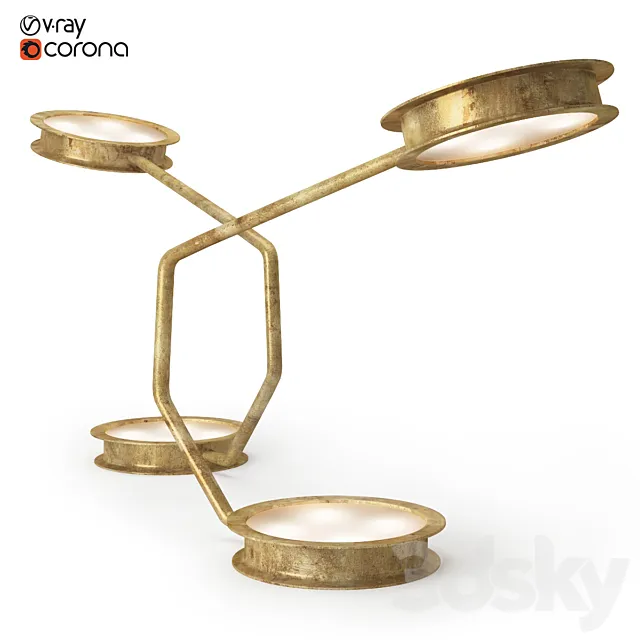 Ceccotti After Glow Floor Lamp 3D Model Ceccotti After Glow Floor Lamp 3D Model