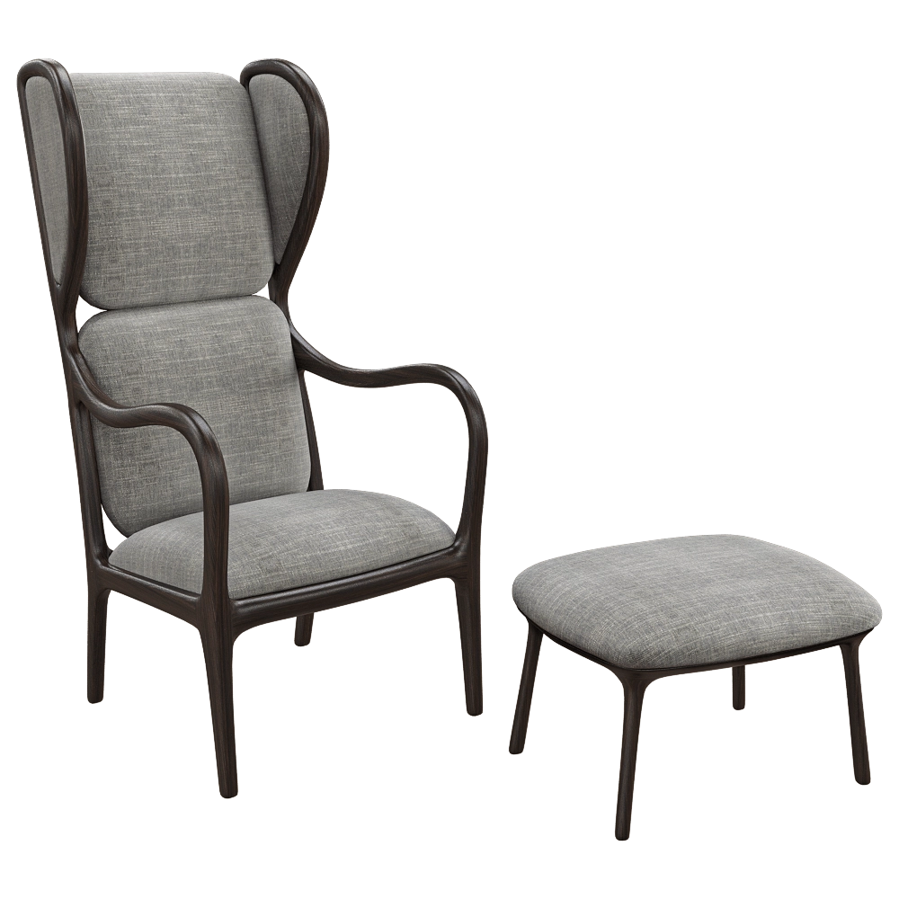 Ceccotti Collezioni – Armchair Bergere 30 3D Model Ceccotti Collezioni – Armchair Bergere 30 3D Model