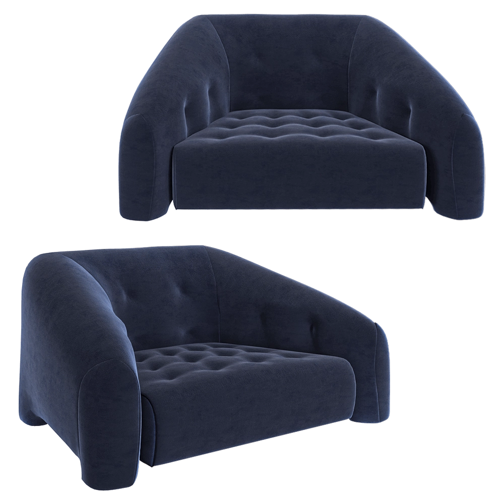 Ceccotti Collezioni  – Armchair DC 145 3D Model