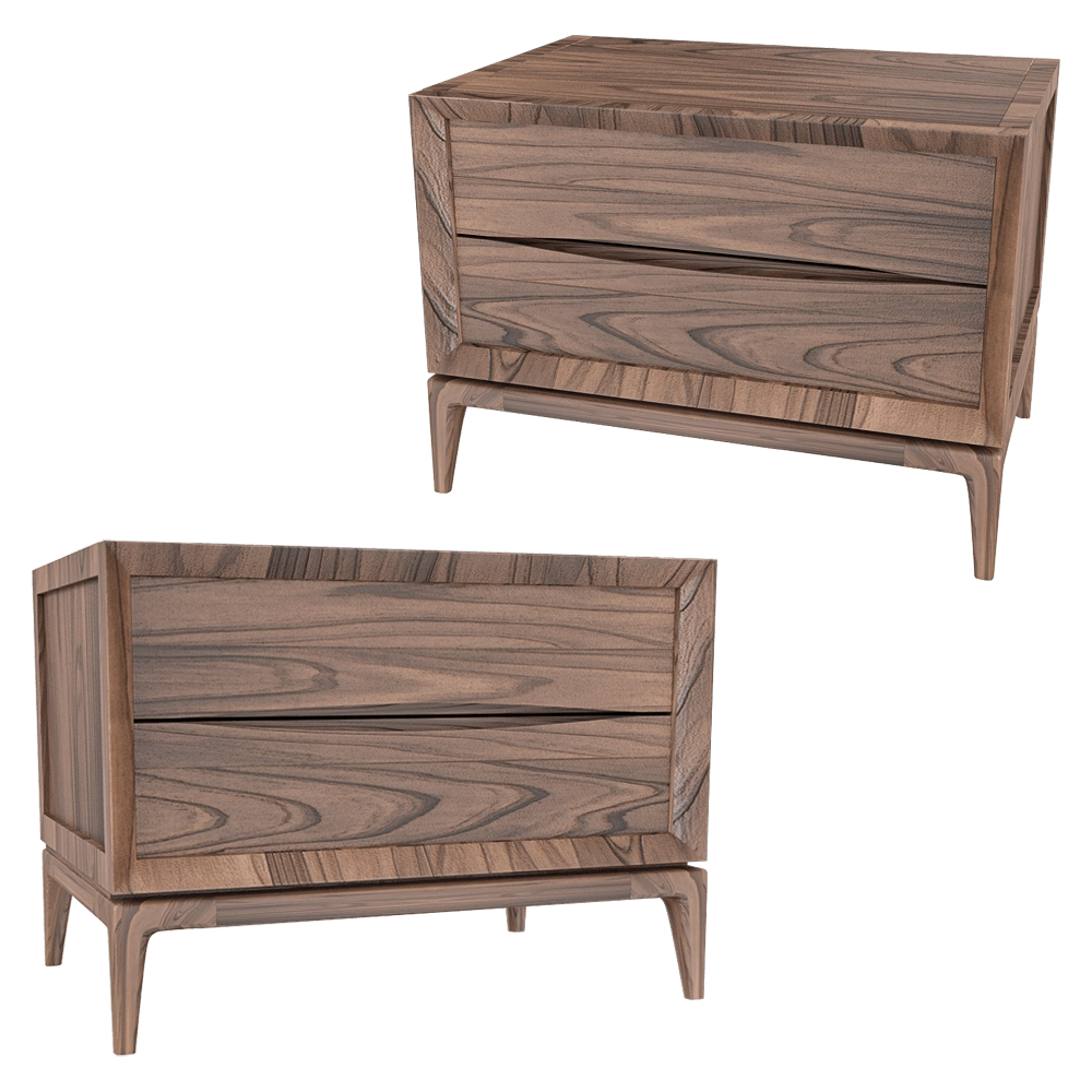 Ceccotti Collezioni – Bedside table Brad large 3D Model Ceccotti Collezioni – Bedside table Brad large 3D Model