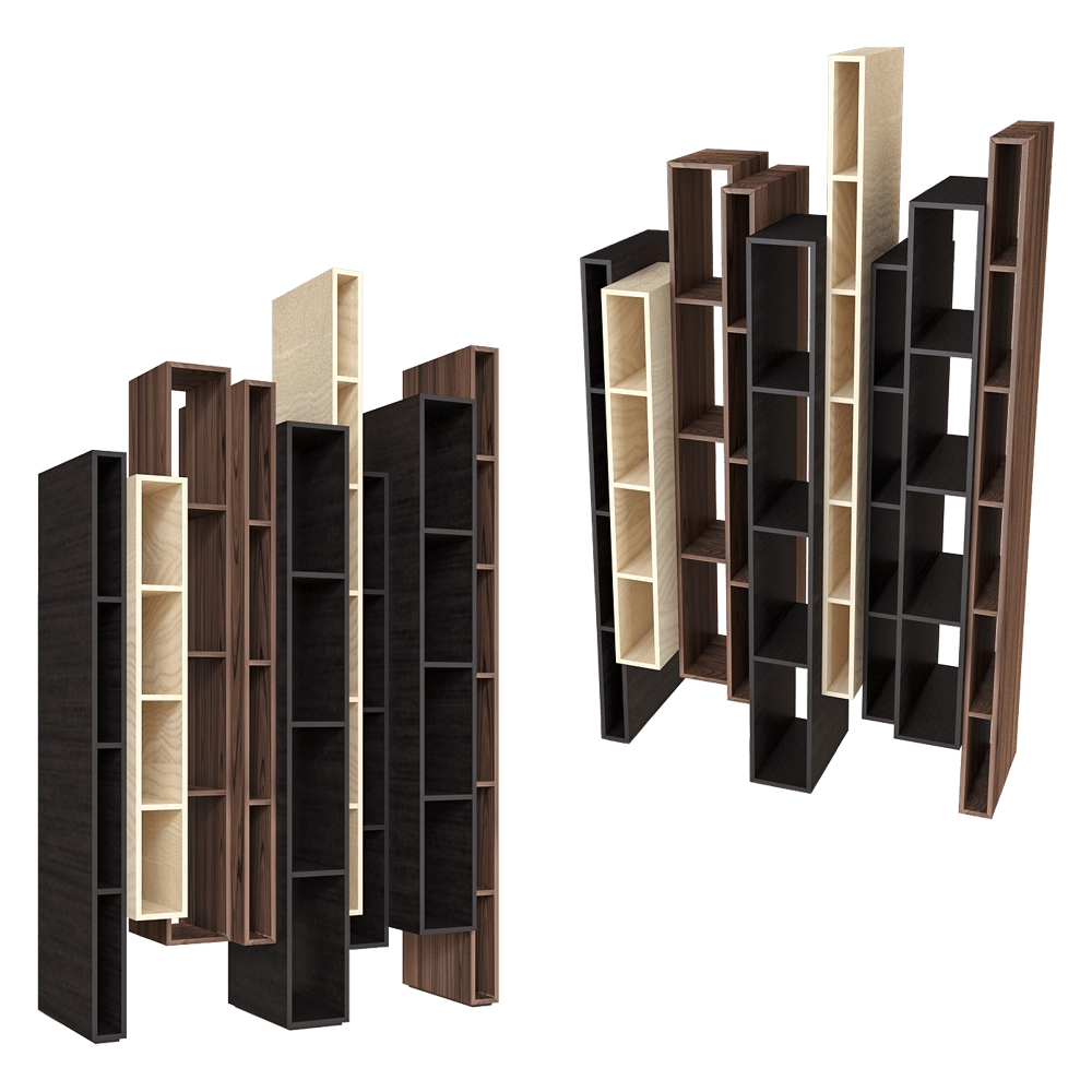 Ceccotti Collezioni – Bookcase Skyline 3D Model Ceccotti Collezioni – Bookcase Skyline 3D Model