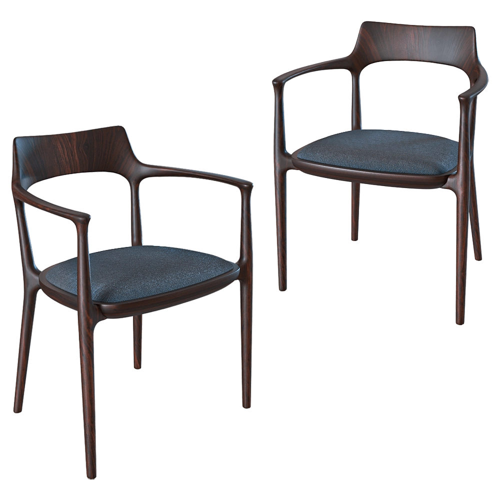 Ceccotti Collezioni – Chair Janine 3D Model Ceccotti Collezioni – Chair Janine 3D Model