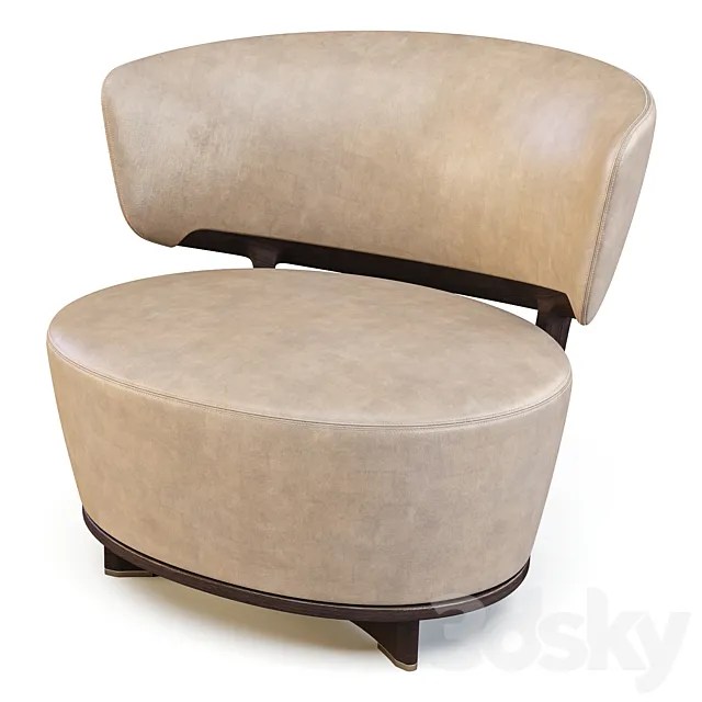 Ceccotti Collezioni: Ico – ArmChair 3D Model