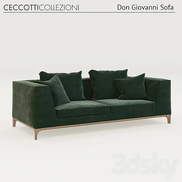 Ceccotti Dongiovanni Sofa Sofa 3D Model Ceccotti Dongiovanni Sofa Sofa 3D Model