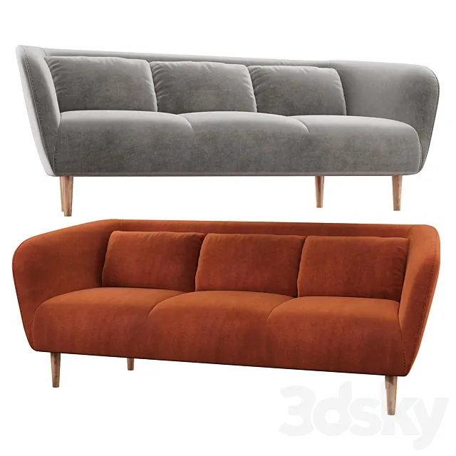 Cecillia Chesterfield Sofa 3D Model Cecillia Chesterfield Sofa 3D Model