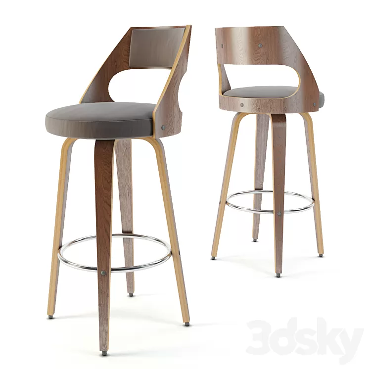 Cecina Barstool 3D Model Cecina Barstool 3D Model