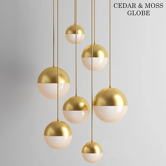 CEDAR & MOSS GLOBE pendant lighting 3D Model