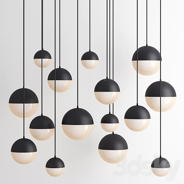 CEDAR & MOSS GLOBE pendant lighting 3DModel