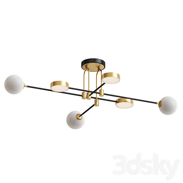 Ceiling chandelier F-Promo Complesso 3095-6P 3D Model