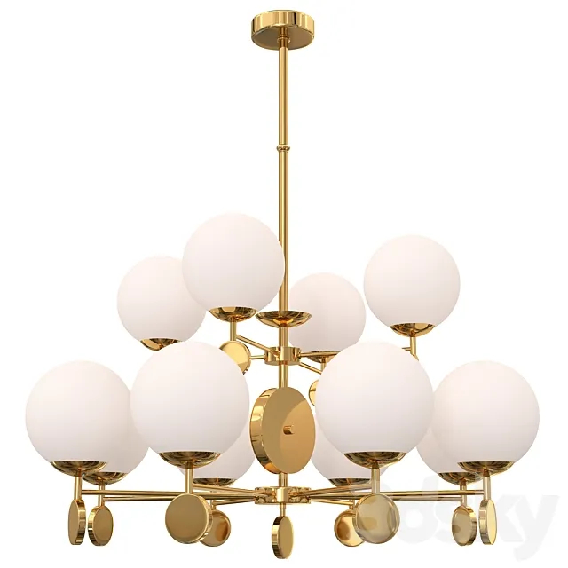Ceiling chandelier Marsela 3D Model Ceiling chandelier Marsela 3D Model