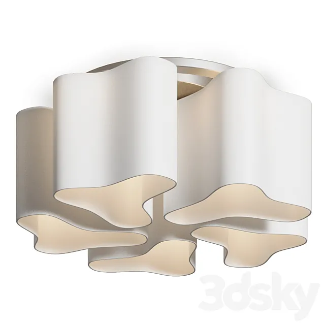 Ceiling chandelier ST Luce Onde 2 SL118.502.05 3D Model