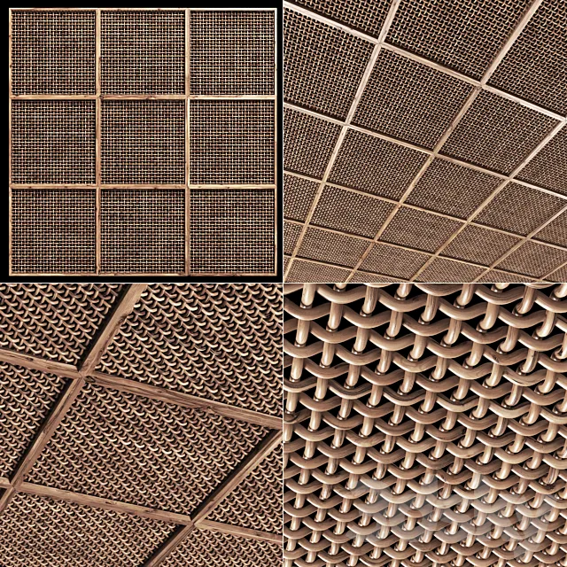 Ceiling crooked thick branch rattan n1 _ Ceiling of curved thick rattan branches 3D Model Ceiling crooked thick branch rattan n1 _ Ceiling of curved thick rattan branches 3D Model