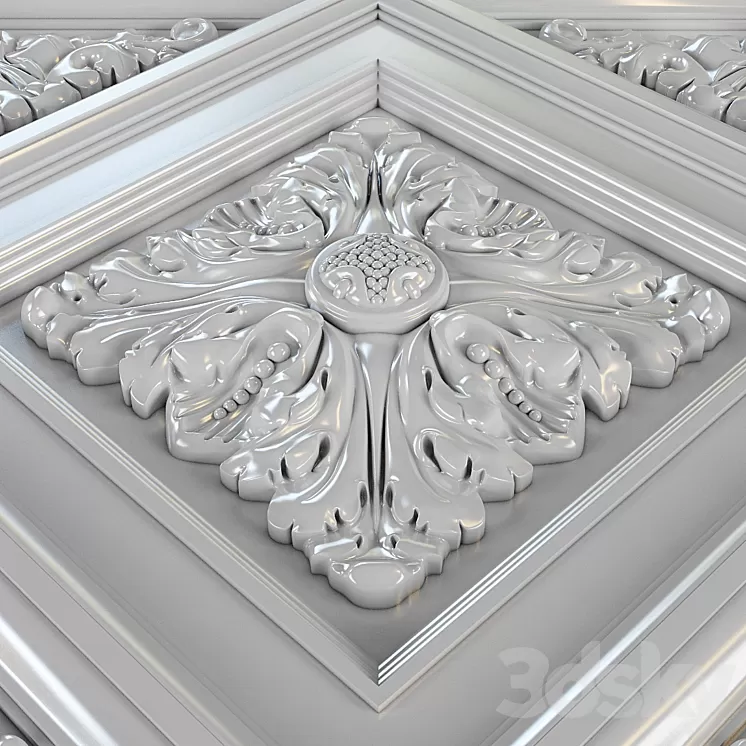 ceiling decor 3D Model ceiling decor 3D Model