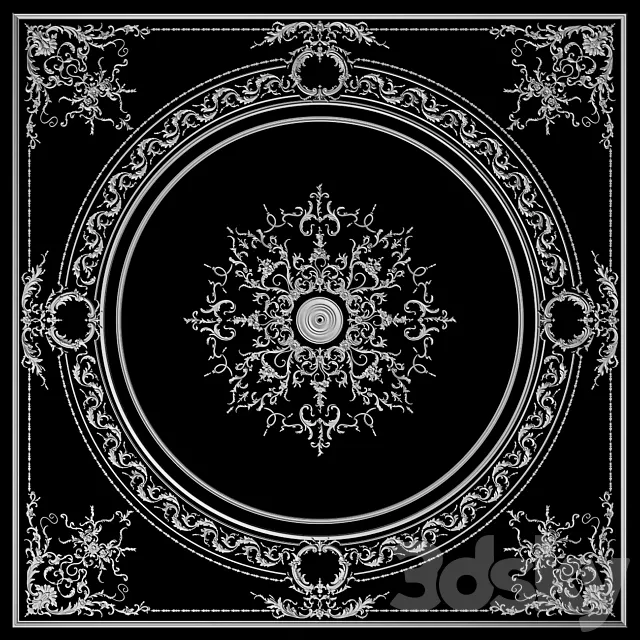 Ceiling decorations 3DModel Ceiling decorations 3DModel