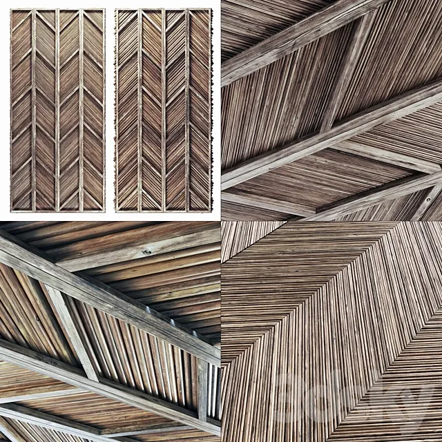 Ceiling diagonal branch straight n2 3D Model Ceiling diagonal branch straight n2 3D Model