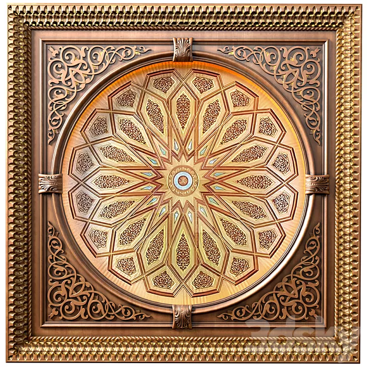Ceiling in oriental style .Arabic Majlis Ceiling .Islamic Ceiling Eastern Set 3D Model Free Download Ceiling in oriental style .Arabic Majlis Ceiling .Islamic Ceiling Eastern Set 3D Model Free Download