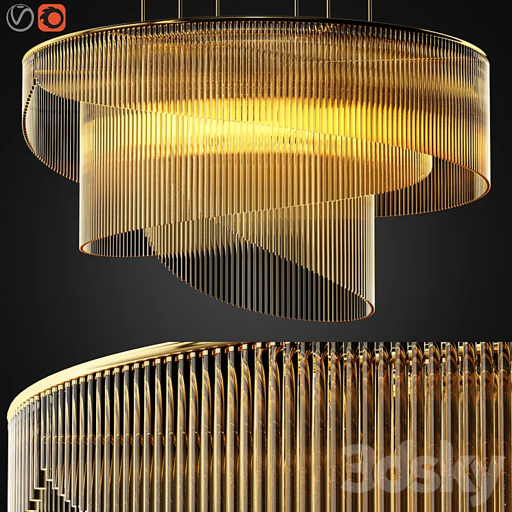Ceiling Lamp 01 Design by Zagg 3D Model Free Download