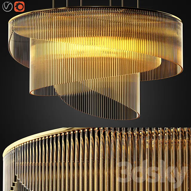 Ceiling Lamp 01 Design by Zagg 3DModel