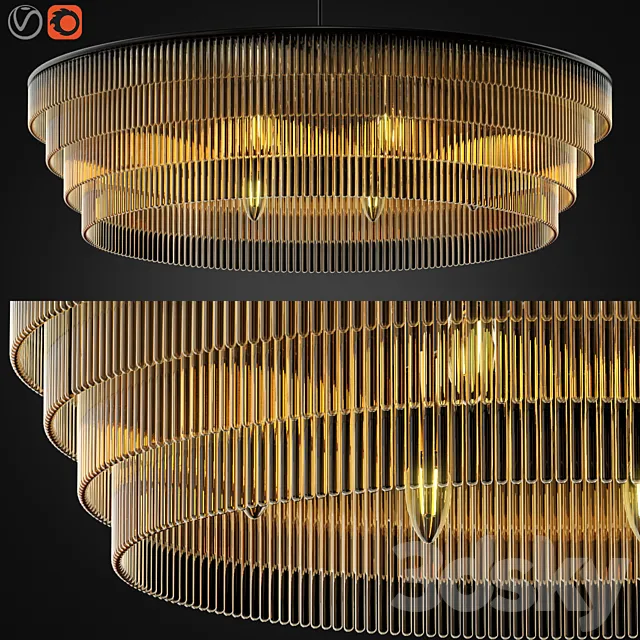 Ceiling Lamp 06 Design by Zagg 3D Model