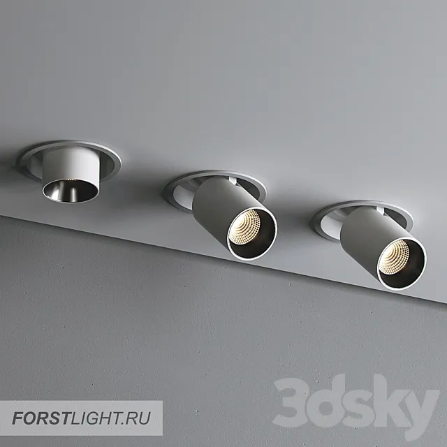 Ceiling lamp Forstlight Cross 12 3DModel