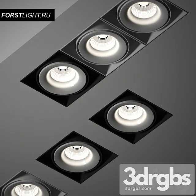 Ceiling lamp forstlight tema 3D Model Download