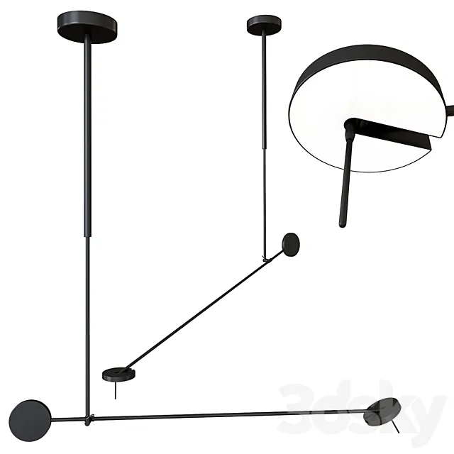 Ceiling lamp GROK INVISIBLE 00-5694-05-05 3D Model