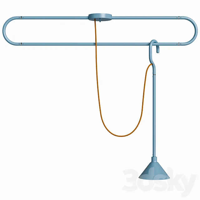 Ceiling lamp Hook by Huisu Jo 3DModel