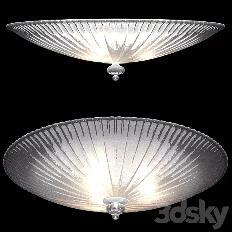 Ceiling lamp Ideal Lux Shell PL4 008615 3D Model