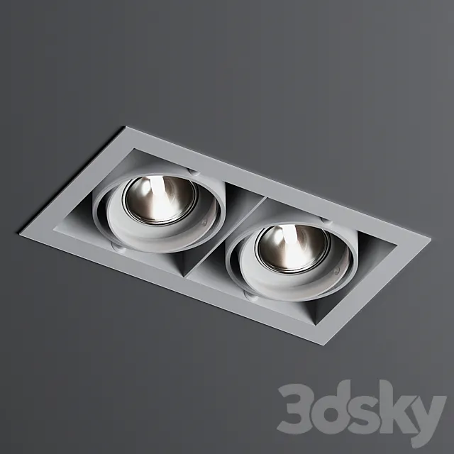 Ceiling lamp MINIGRID IN 2 50 Delta Light 3DModel
