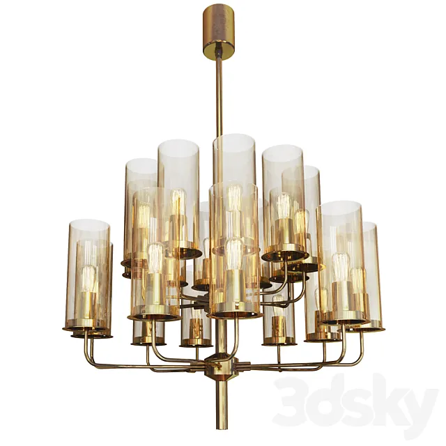 Ceiling Lamp Model T-434 3D Model Ceiling Lamp Model T-434 3D Model