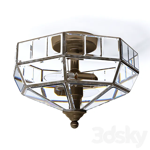 Ceiling lamp OLD-PARK-AB by Elstead Lighting 3D Model