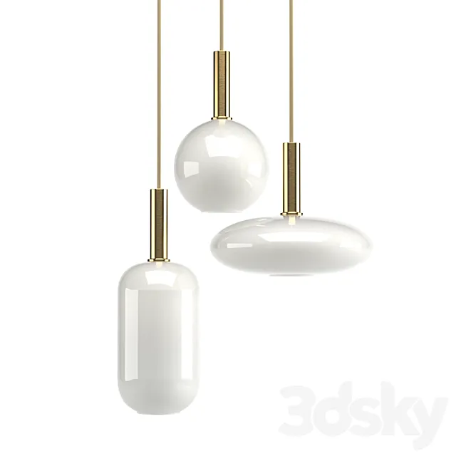 Ceiling lamp Opal 3DModel