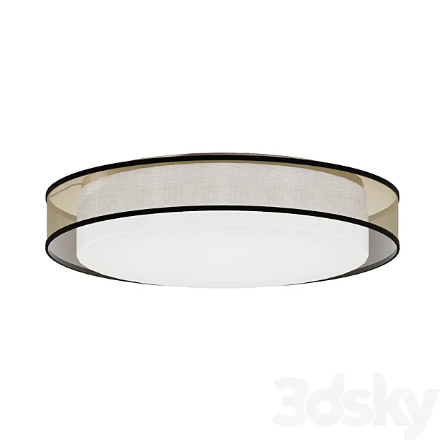 Ceiling lamp with textile decor VEDUM 3D Model