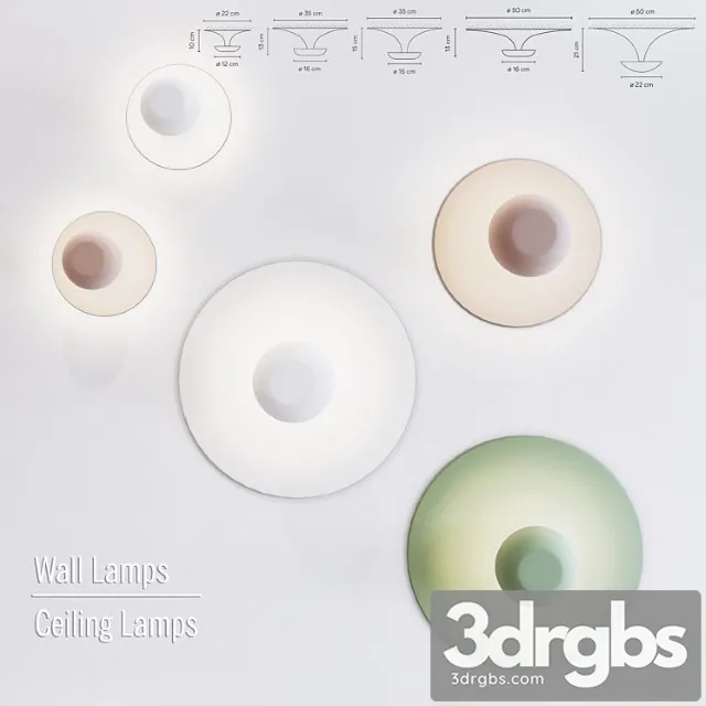 Ceiling lamps 3D Model Download
