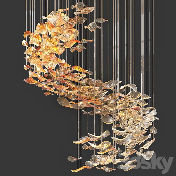 ceiling light 107 3D Model Free Download