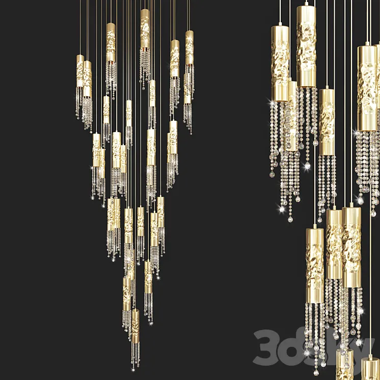 ceiling light 120 3D Model Free Download