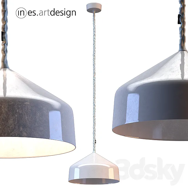 Ceiling Light In-es.artdesign Matt Cyrcus Nebula 3D Model Ceiling Light In-es.artdesign Matt Cyrcus Nebula 3D Model
